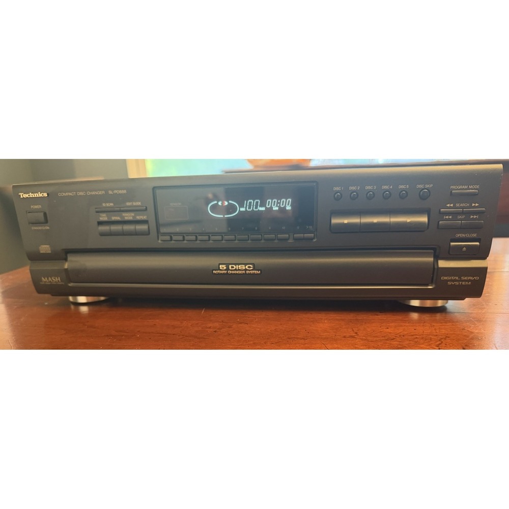 Technics SL-PD868 5-Disc CD Changer Player MASH Digital Servo System — Tested - Picture 2 of 5